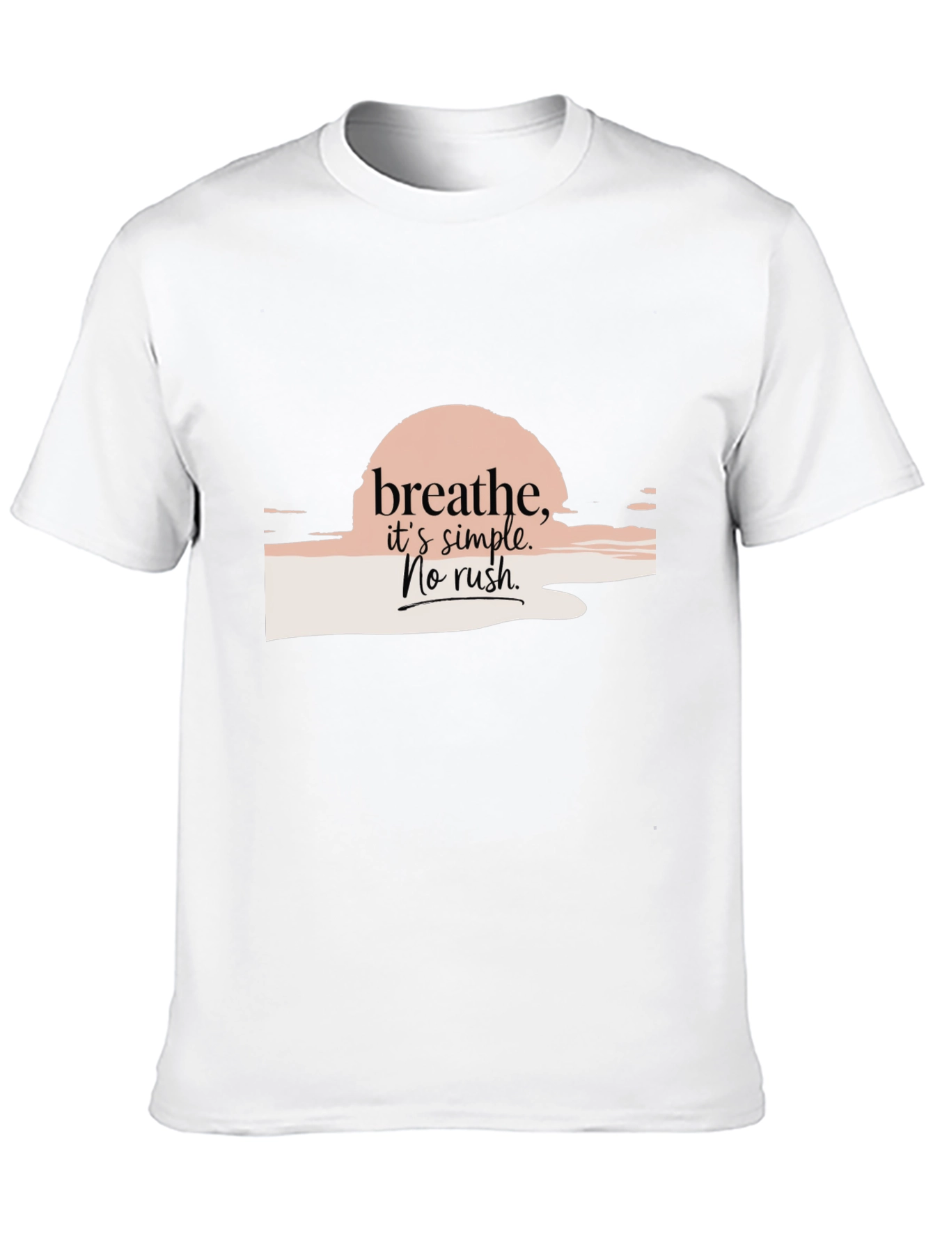 Breathe Simple Graphic Tee - Relaxed Fit