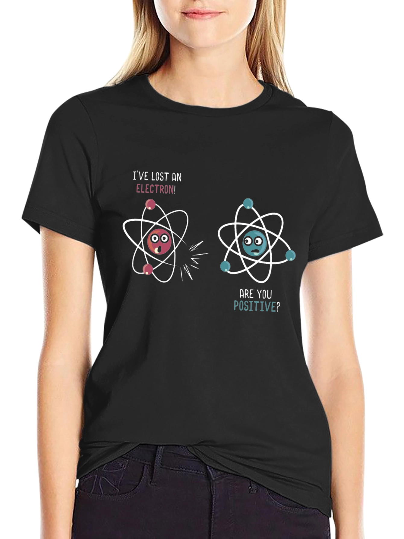 Funny Science Pun T-Shirt: Lost Electron