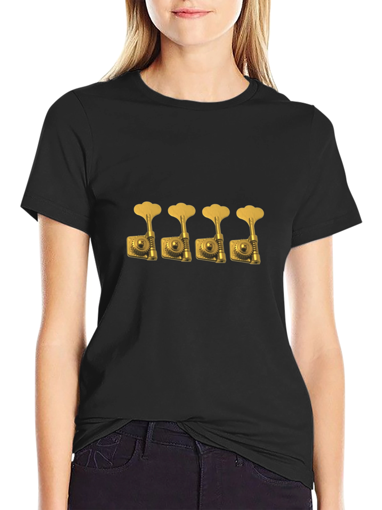 Bass Guitar Tuners T-Shirt - Musician Graphic Tee