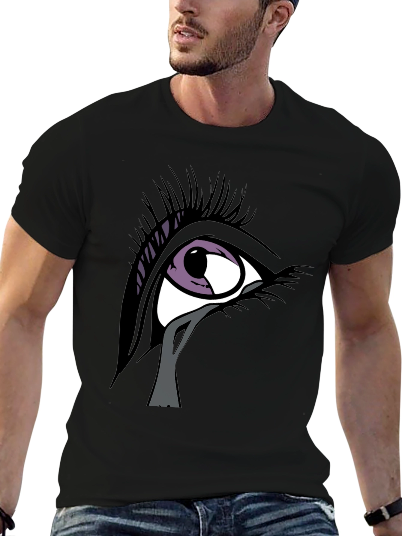 Eye Graphic Black Tee