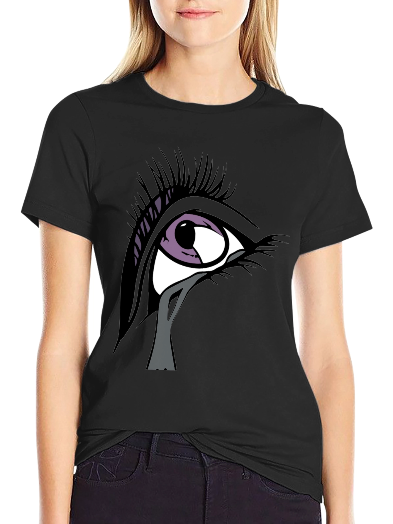 Eye Graphic Black Tee