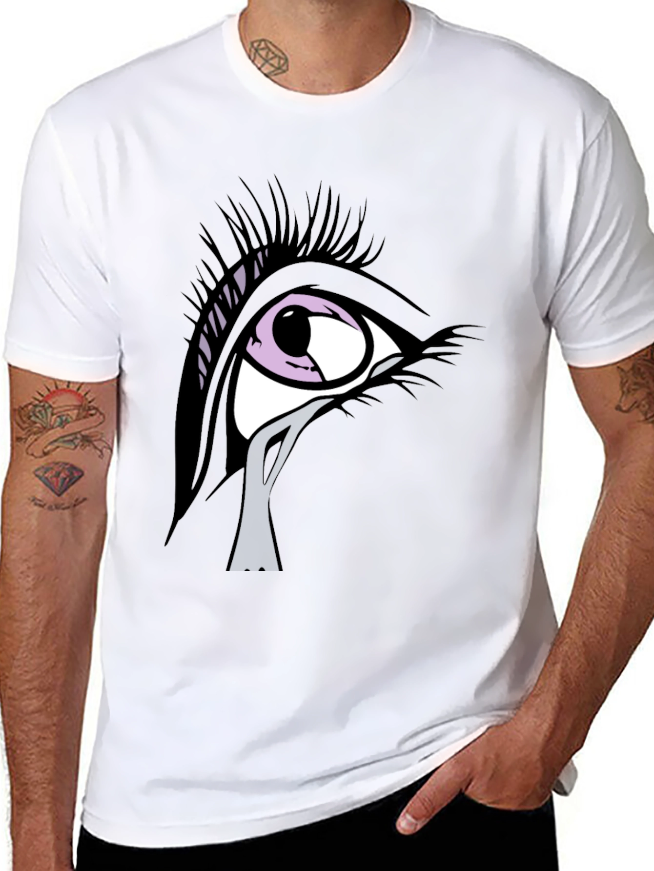 Eye Graphic Black Tee