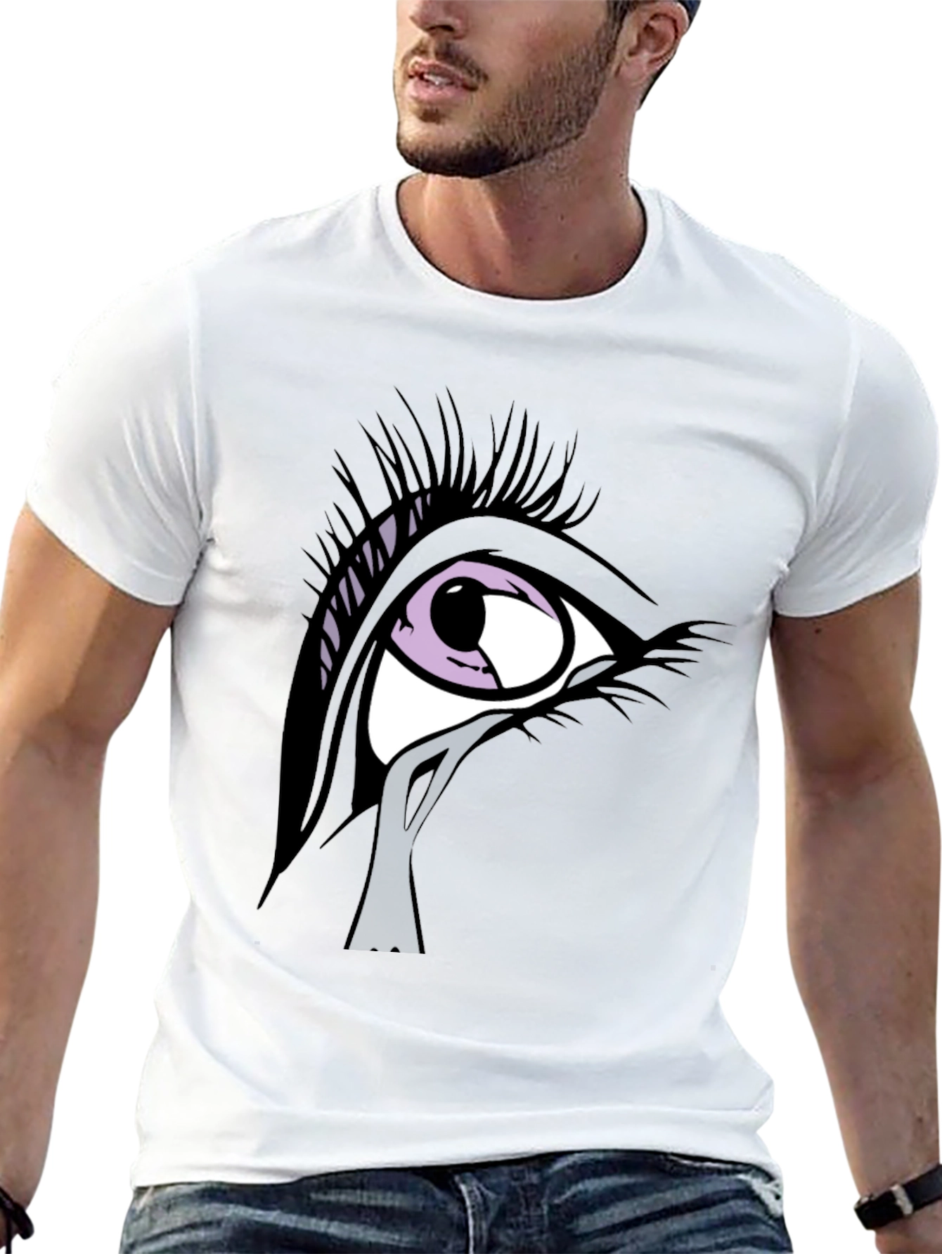 Eye Graphic Black Tee