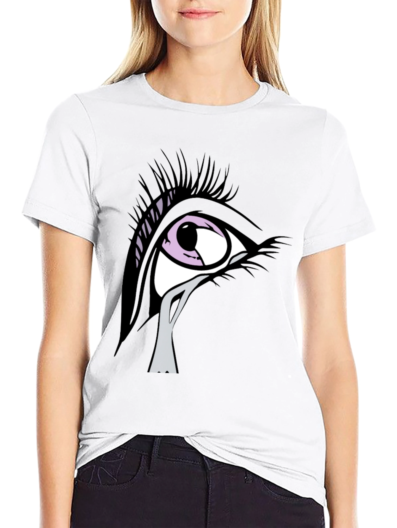 Eye Graphic Black Tee