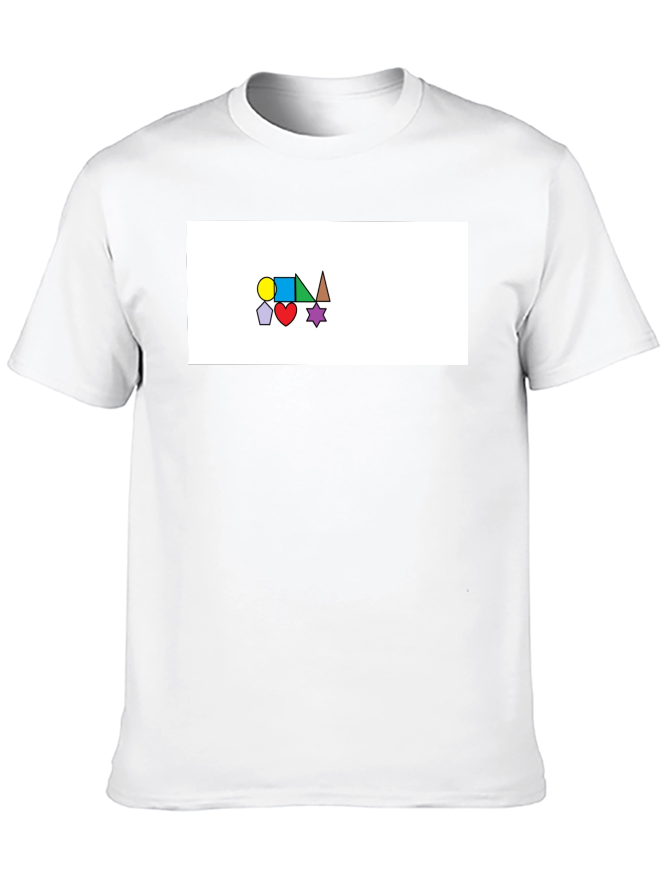 Abstract Shapes Black T-Shirt
