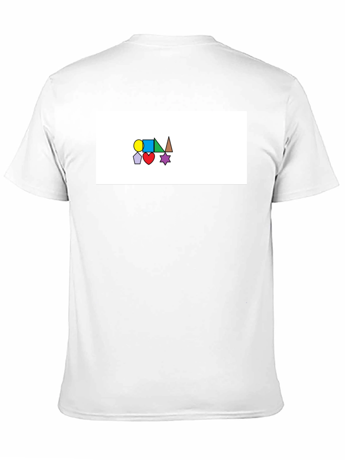 Abstract Shapes Black T-Shirt