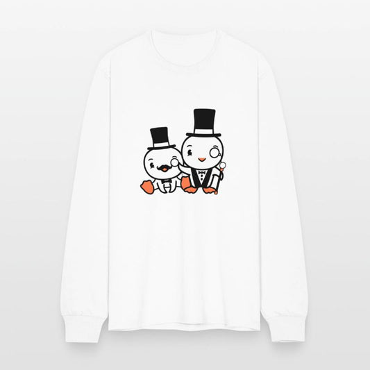 2 Birds Rich Wealthy Two Gentlemen Top Hat Sir Mr.