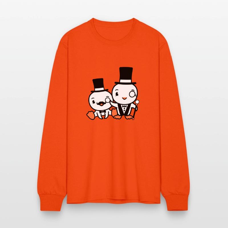 2 Birds Rich Wealthy Two Gentlemen Top Hat Sir Mr.