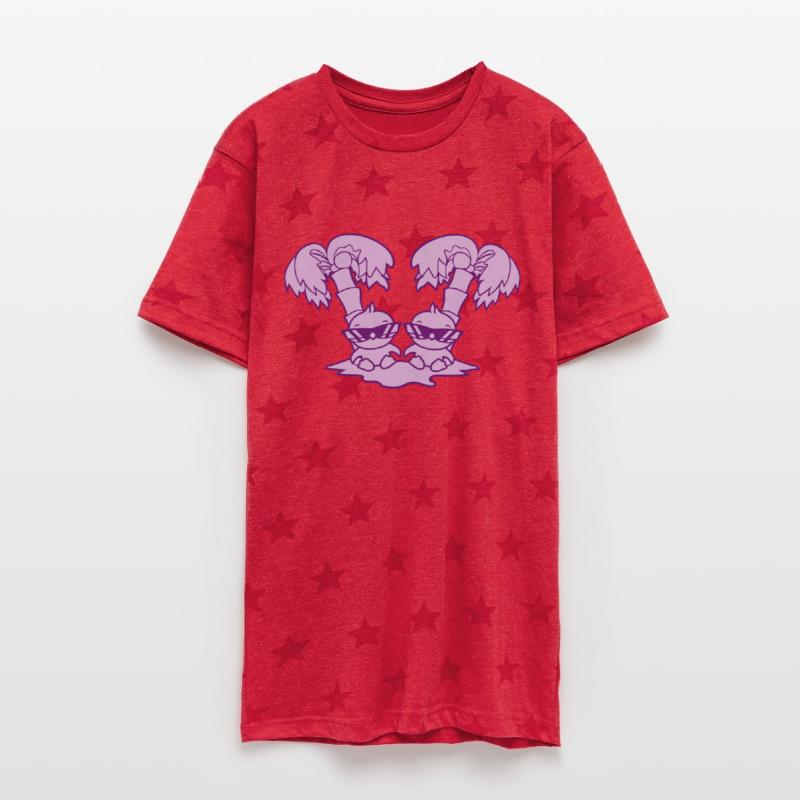 2 Ducks Small Cute Two Birds Sunglasses Funny Palm