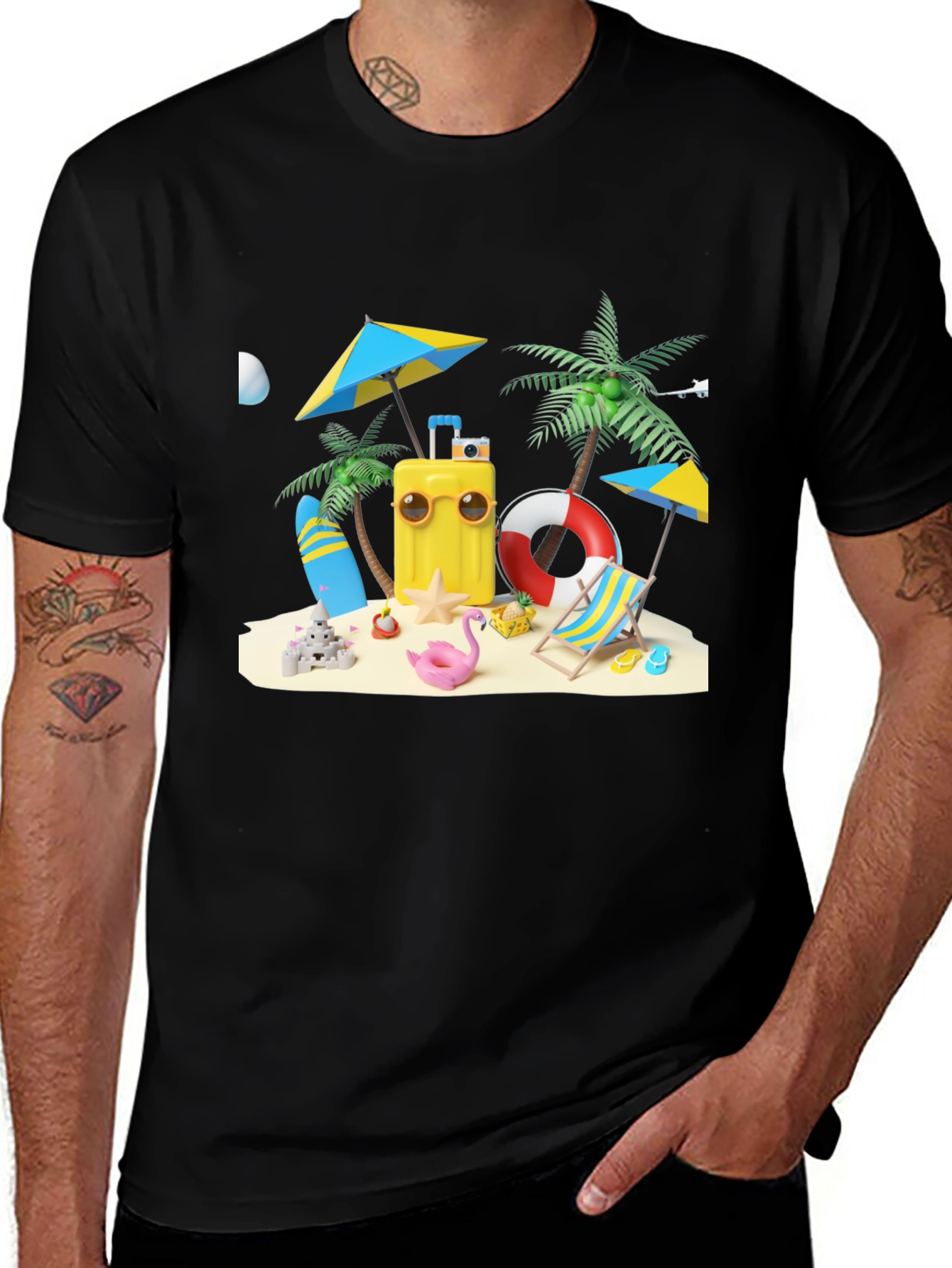 Island Getaway Graphic Tee - Vacation Vibes T-Shirt