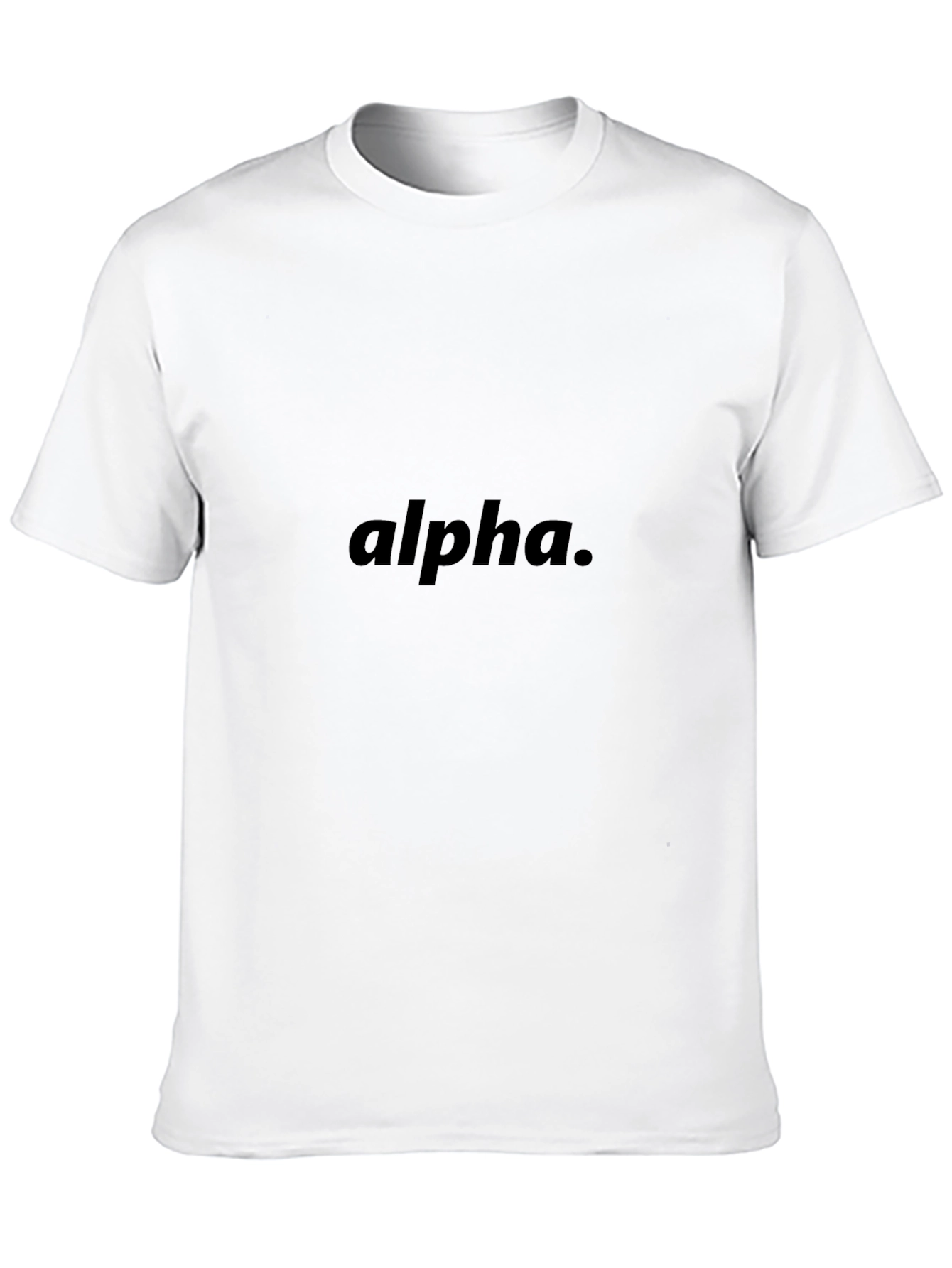 Alpha Graphic Black T-Shirt