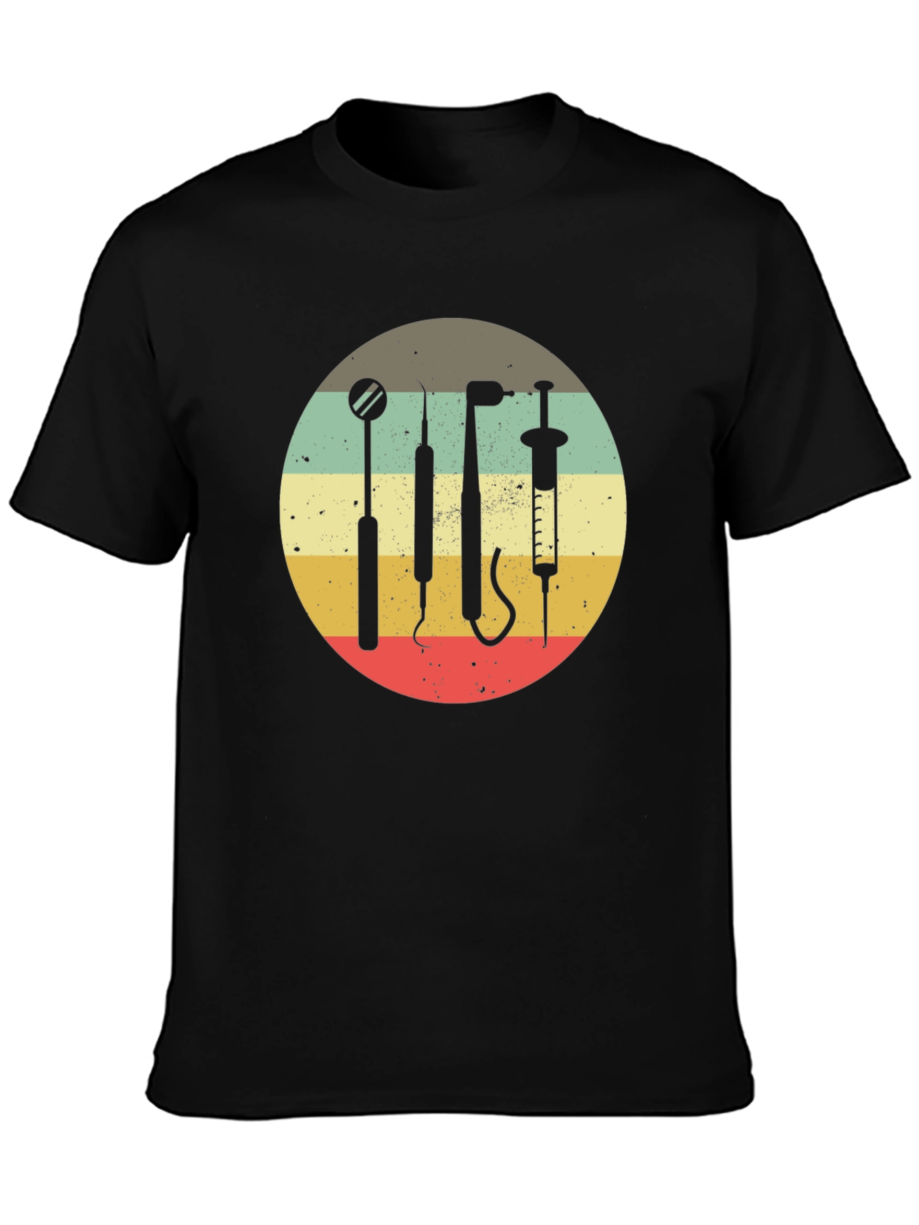 Retro Dentist Tools T-Shirt - Dental Hygiene Tee