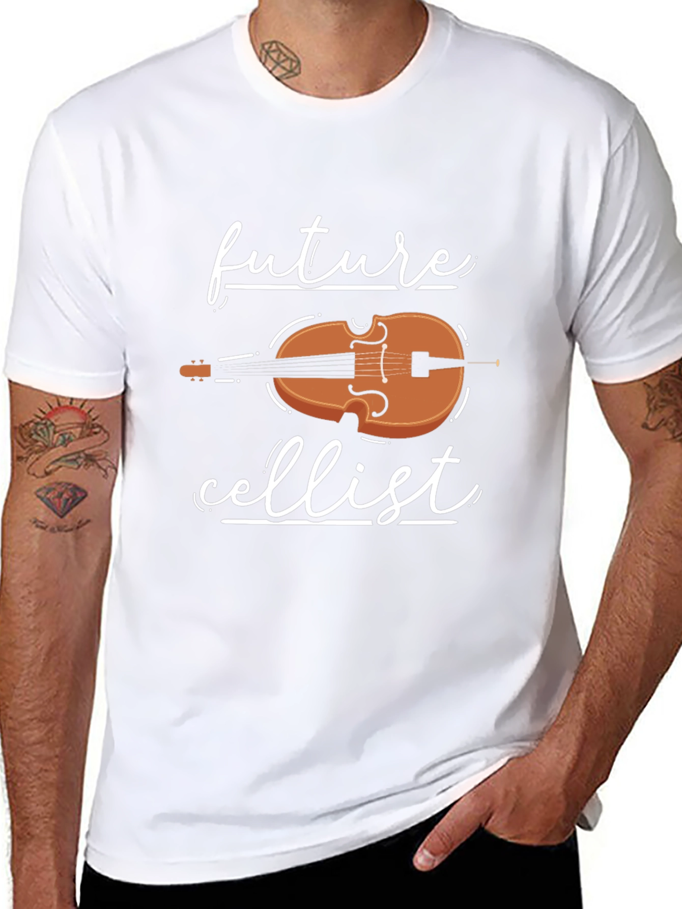 Future Cellist T-Shirt - Music Lover Tee
