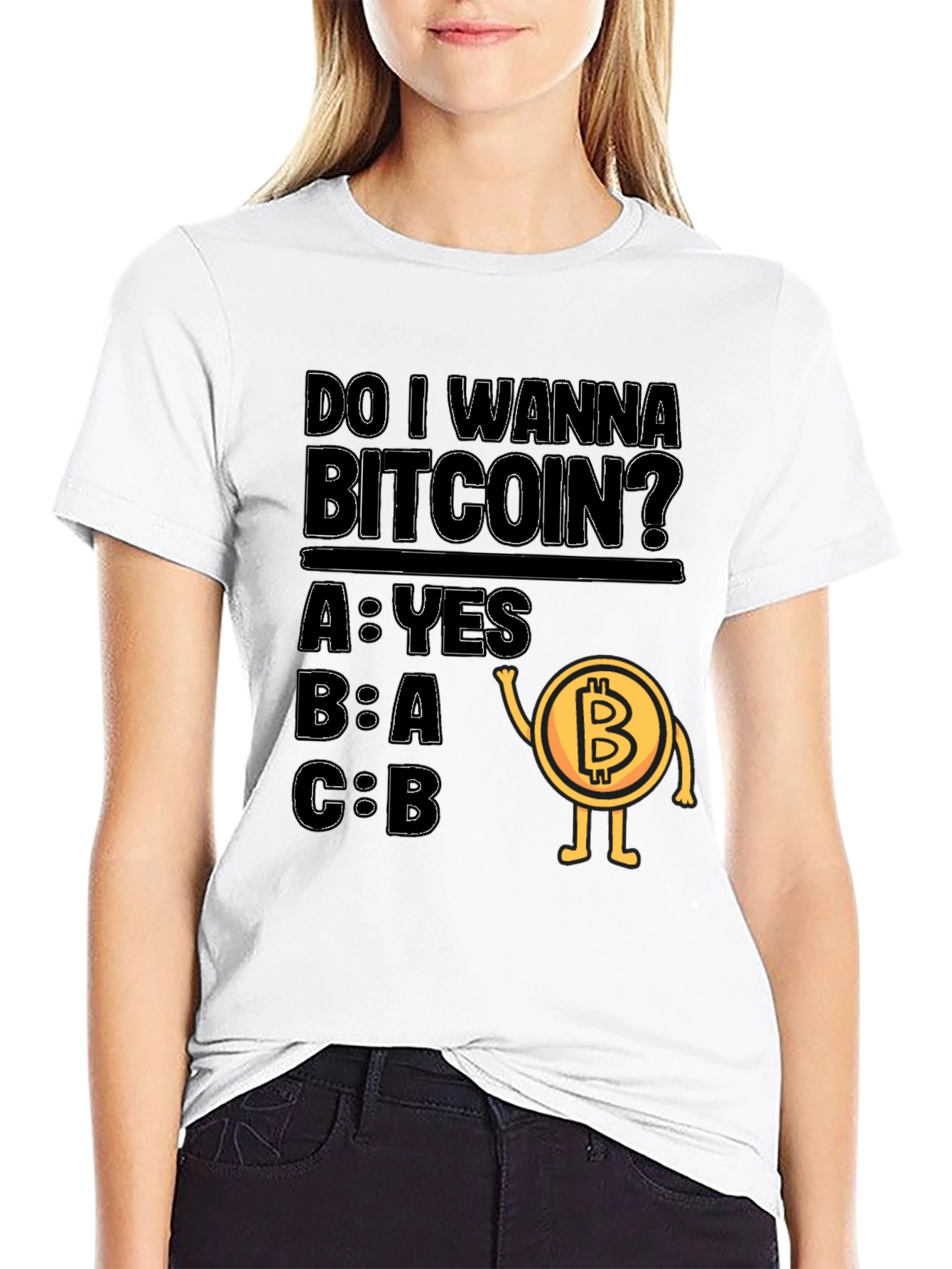 Do I Wanna Bitcoin? Graphic Tee