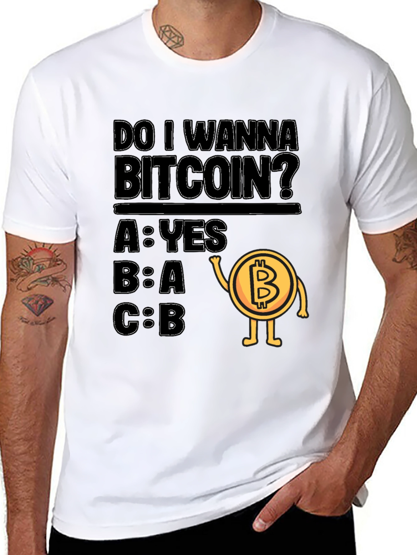 Do I Wanna Bitcoin? Graphic Tee