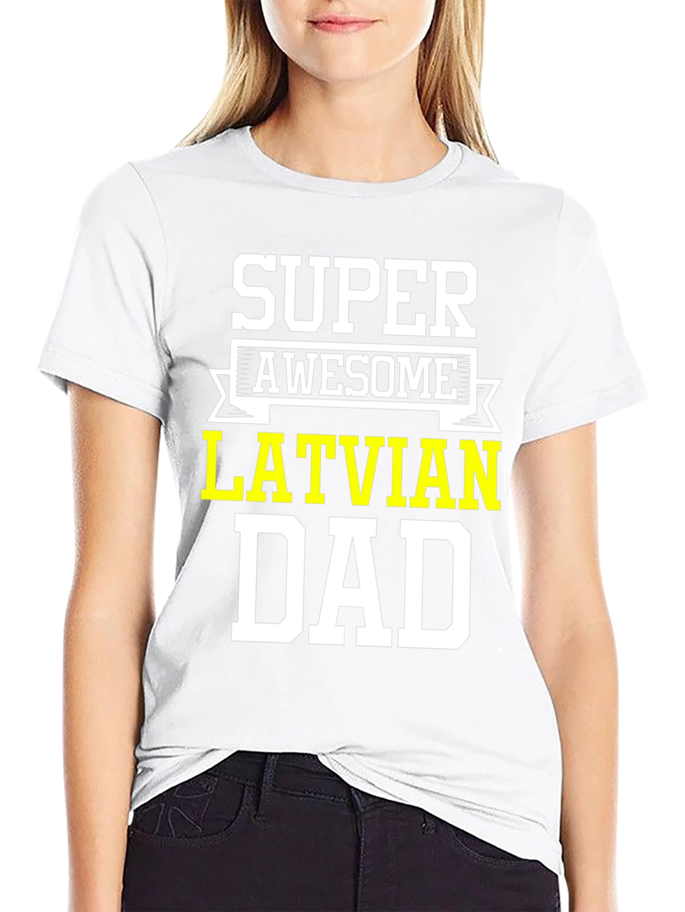 Super Awesome Latvian Dad T-Shirt