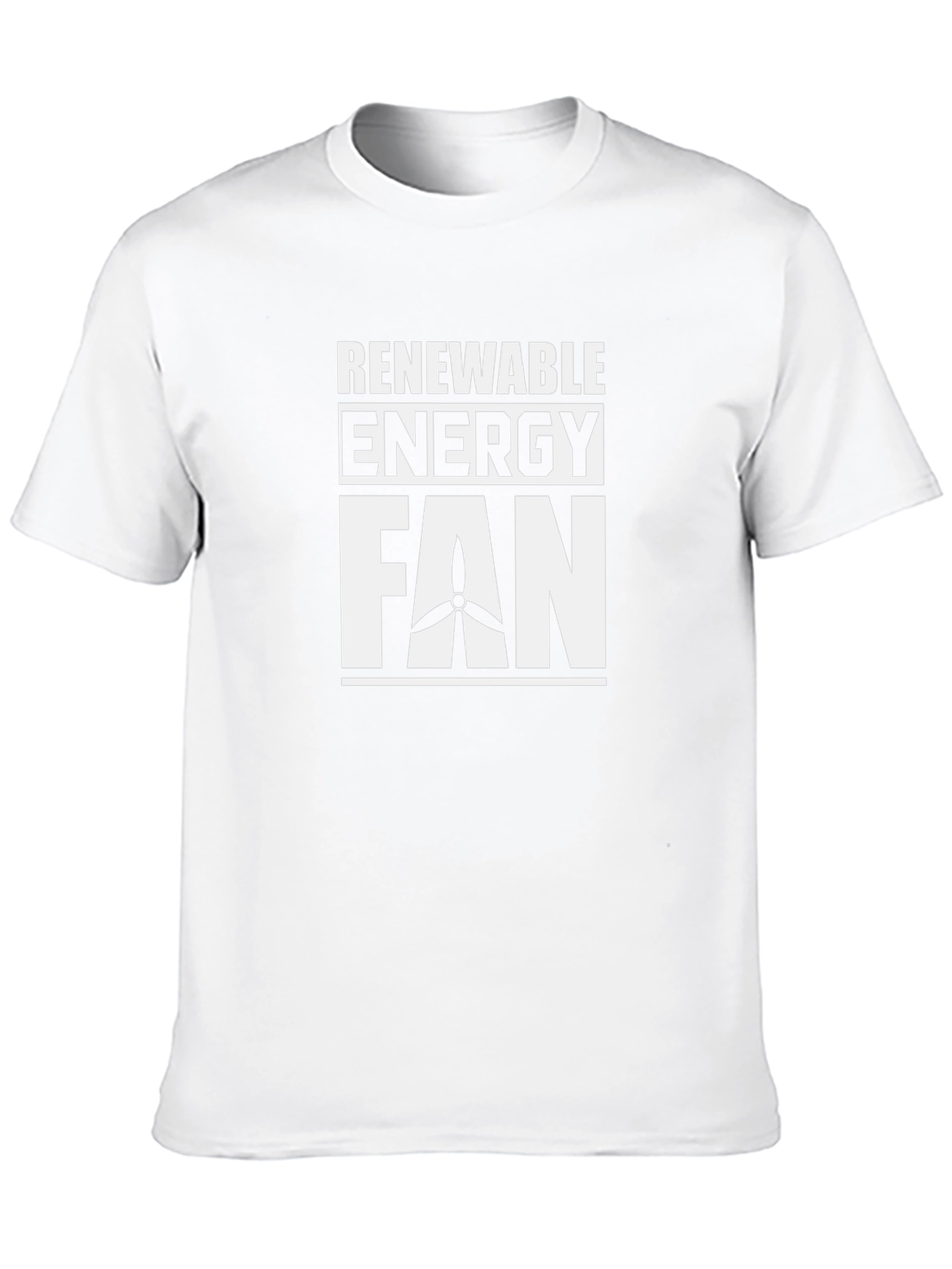 Renewable Energy Fan T-Shirt - Black