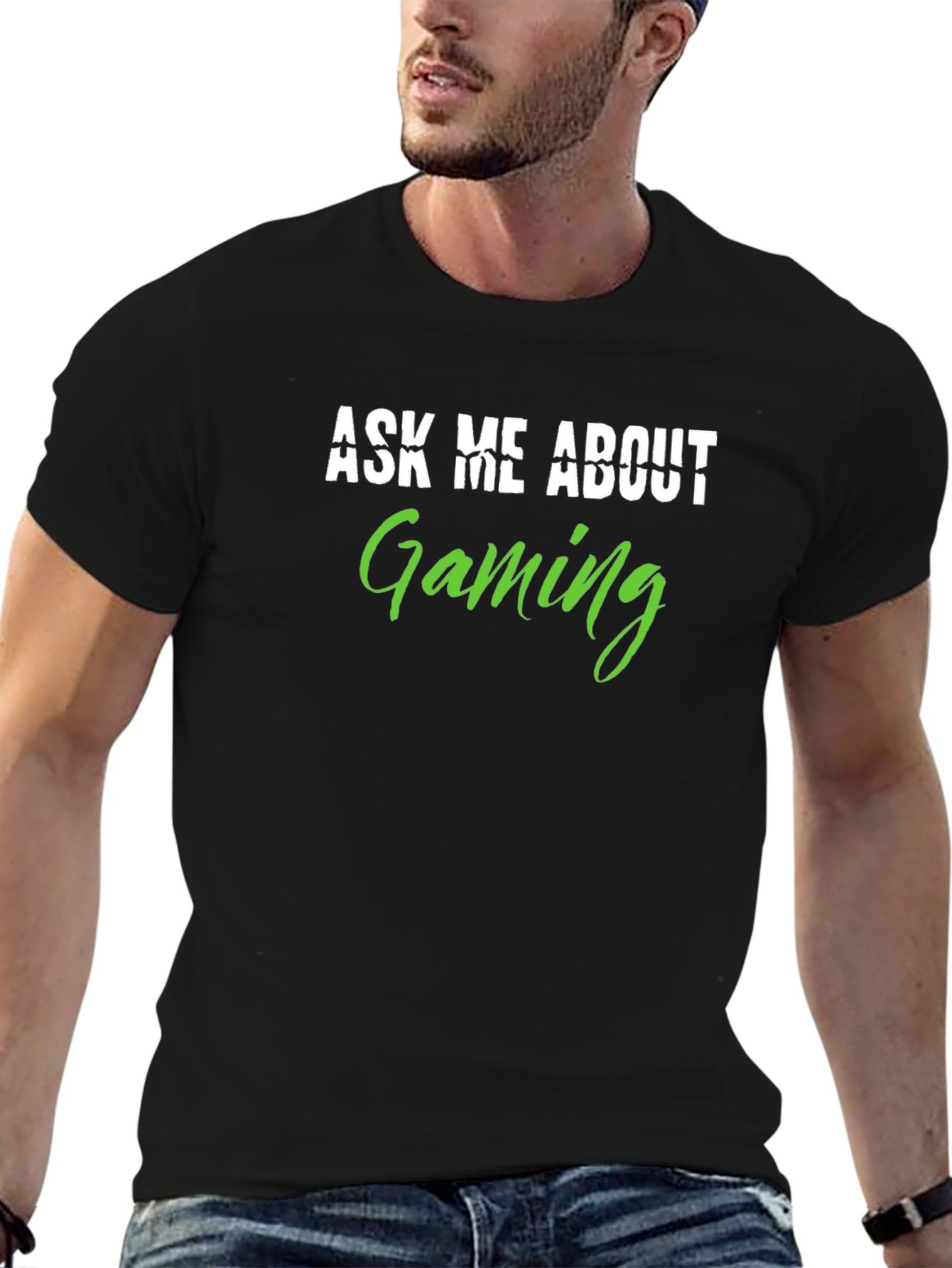 Ask Me About Gaming Graphic Tee