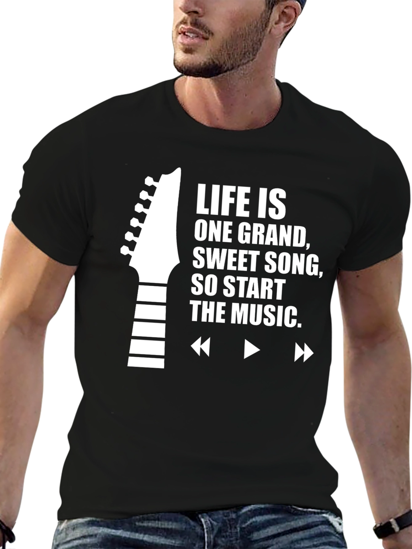 Life Is One Grand Song Graphic Tee