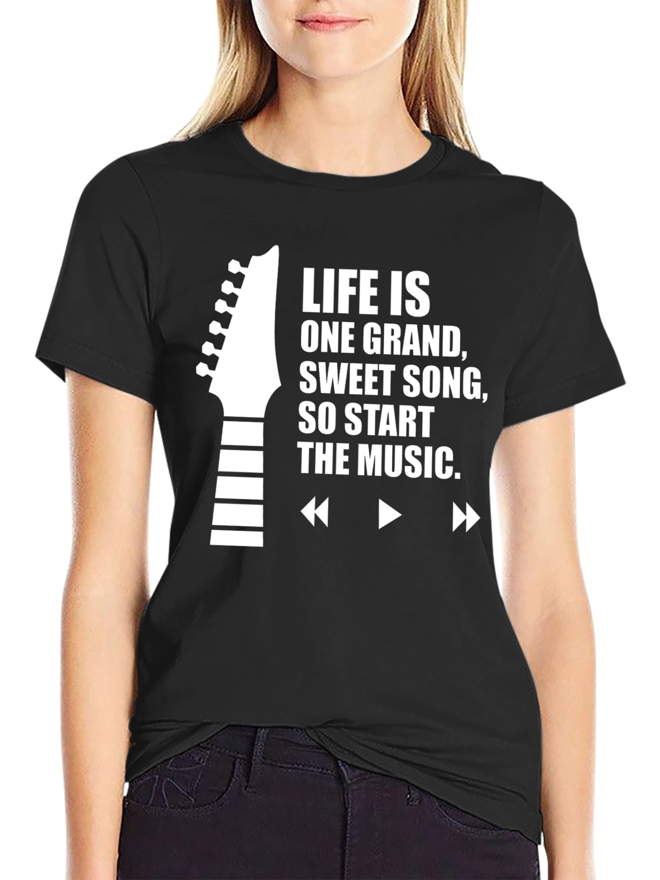 Life Is One Grand Song Graphic Tee