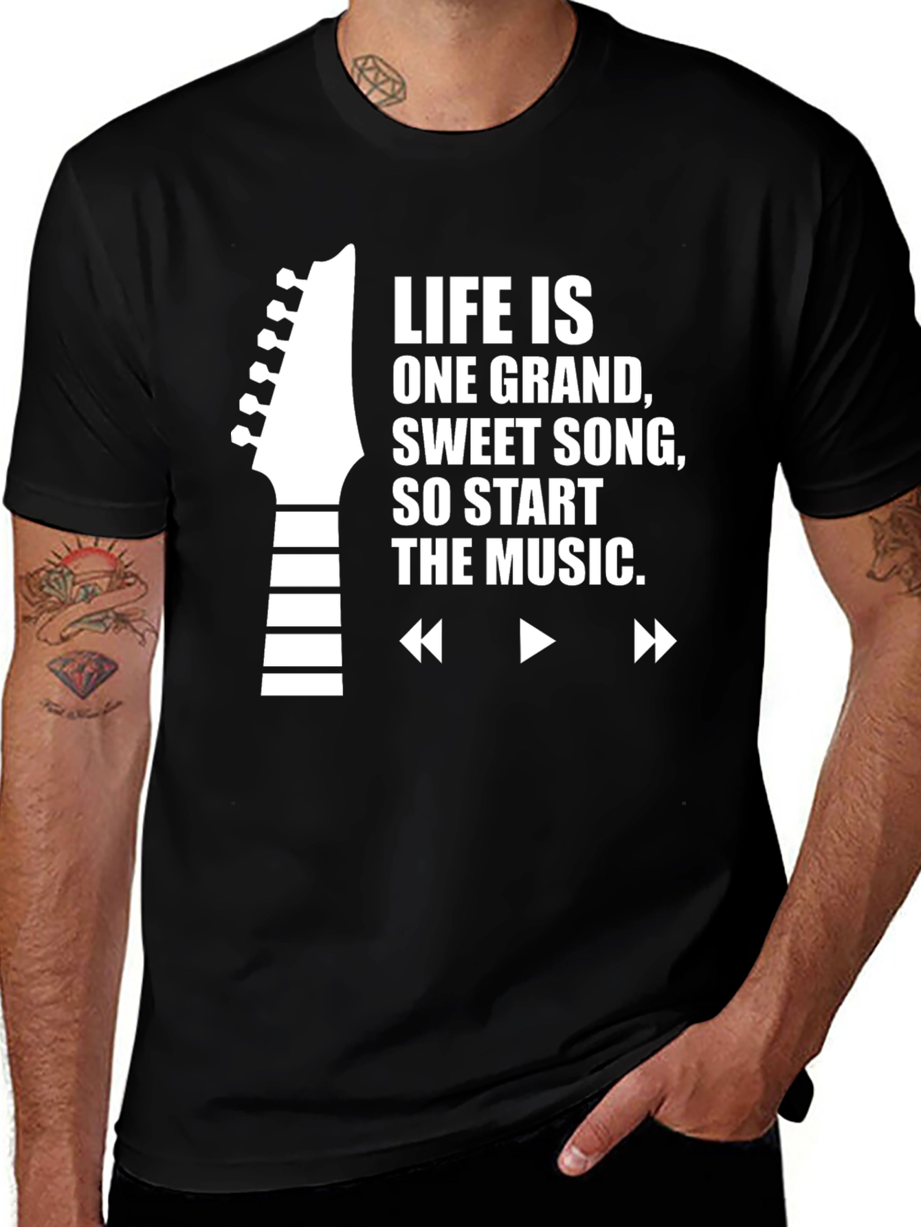 Life Is One Grand Song Graphic Tee