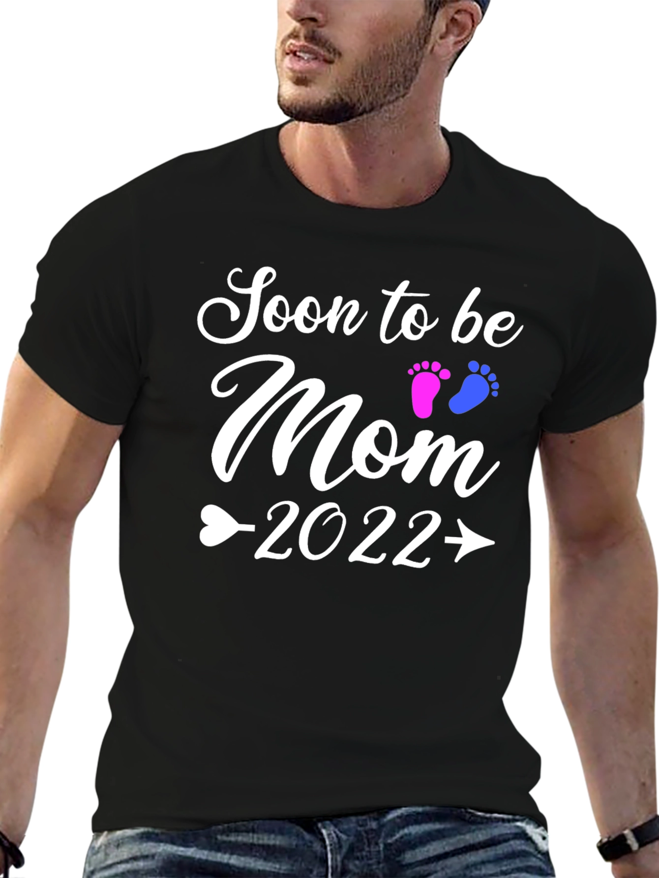 Soon To Be Mom 2022 T-Shirt Pregnancy Announcement