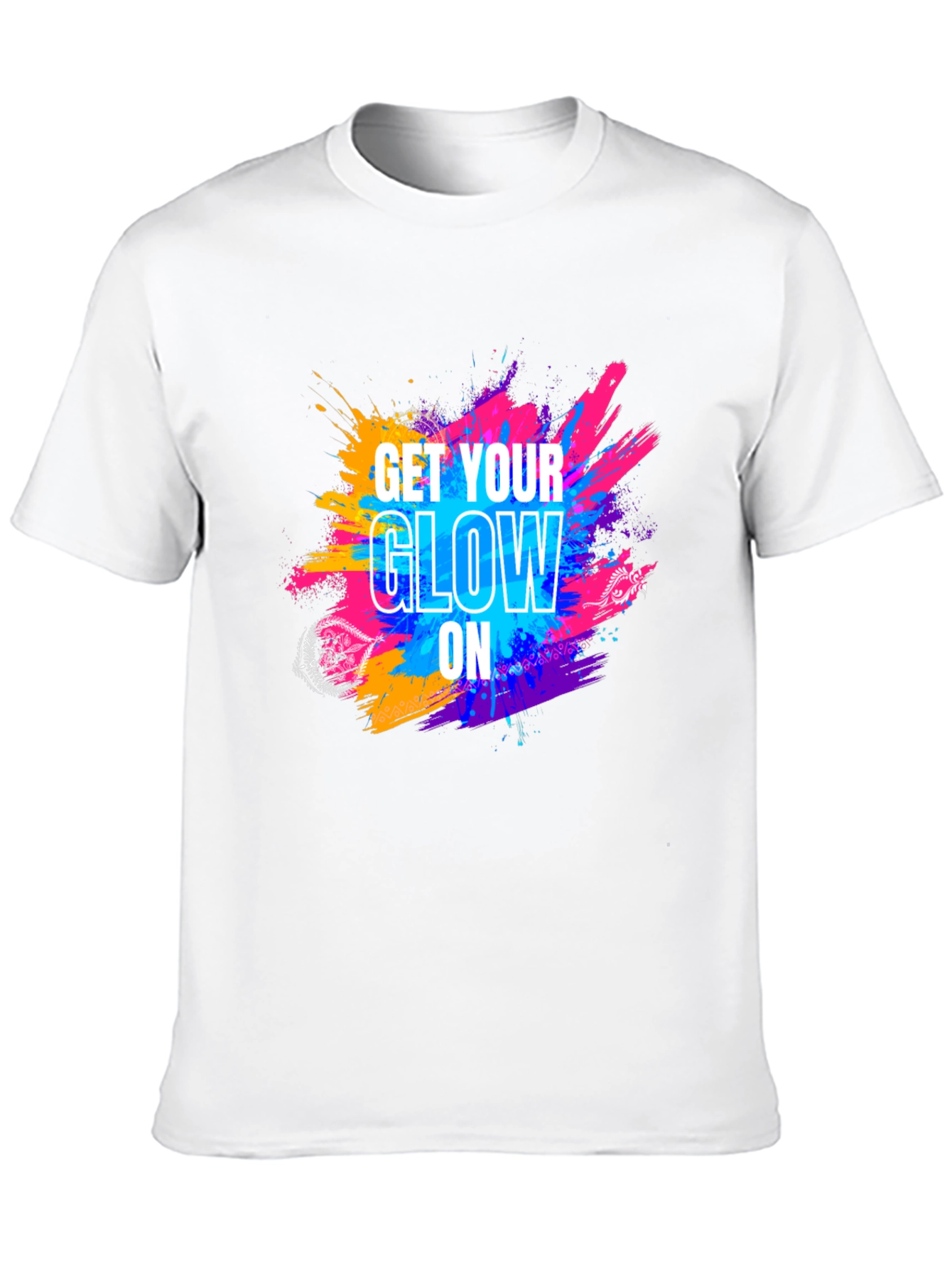 Get Your Glow On Black T-Shirt