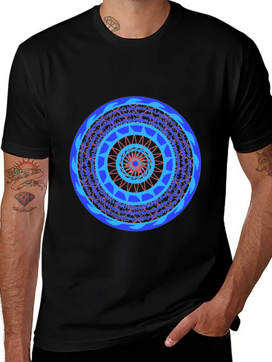 Geometric Mandala Print Tee