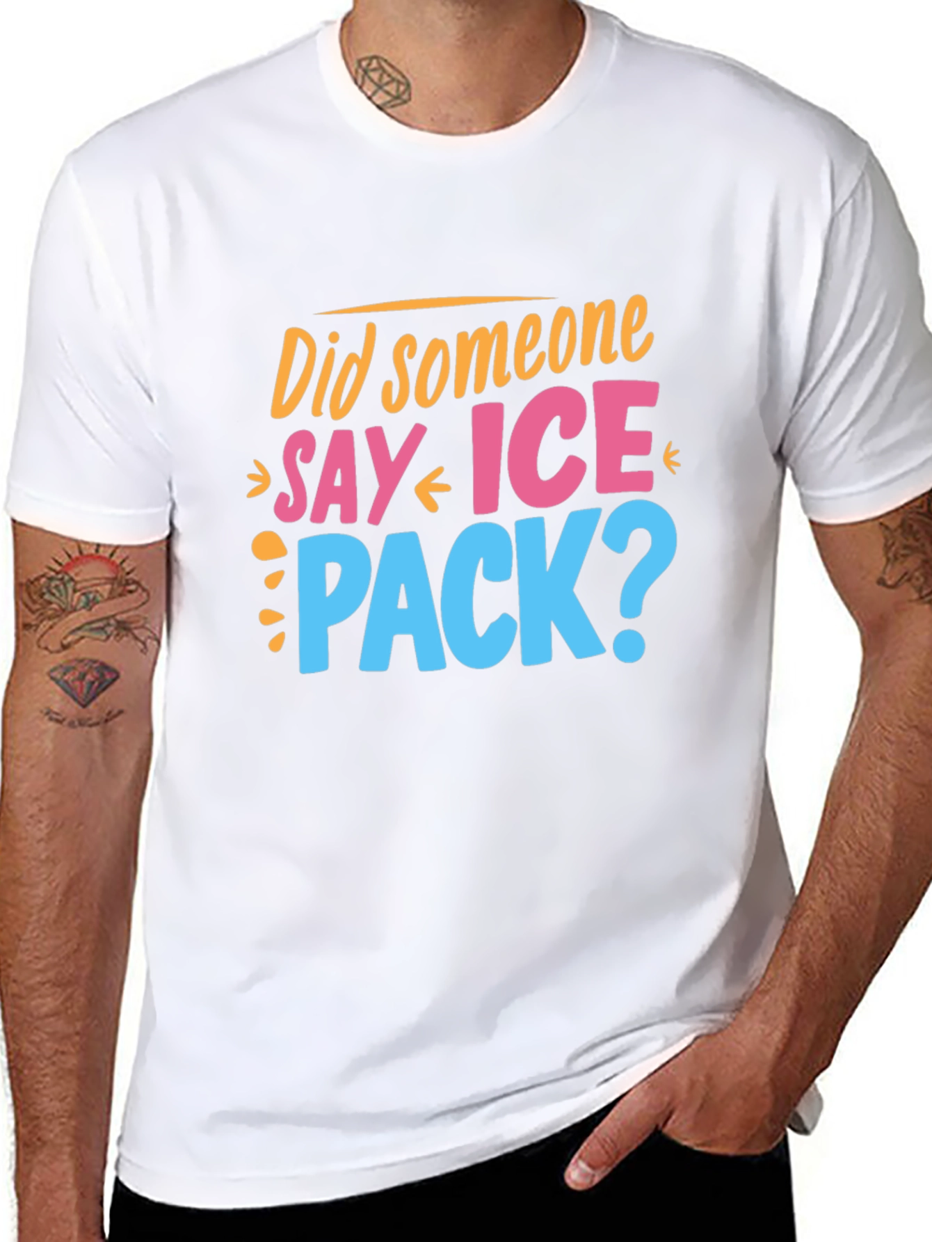 Funny Ice Pack T-Shirt - Quirky Graphic Tee