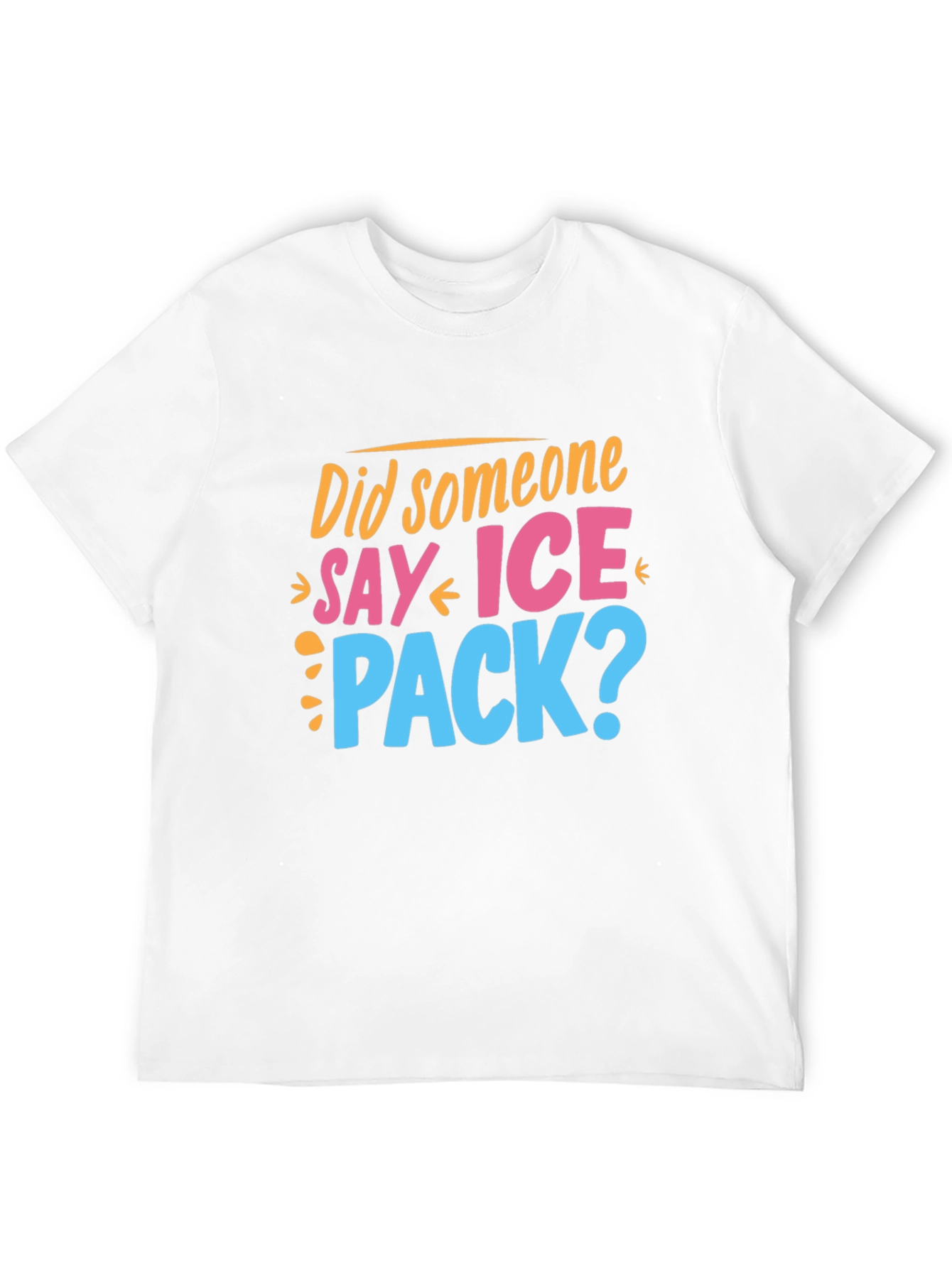 Funny Ice Pack T-Shirt - Quirky Graphic Tee