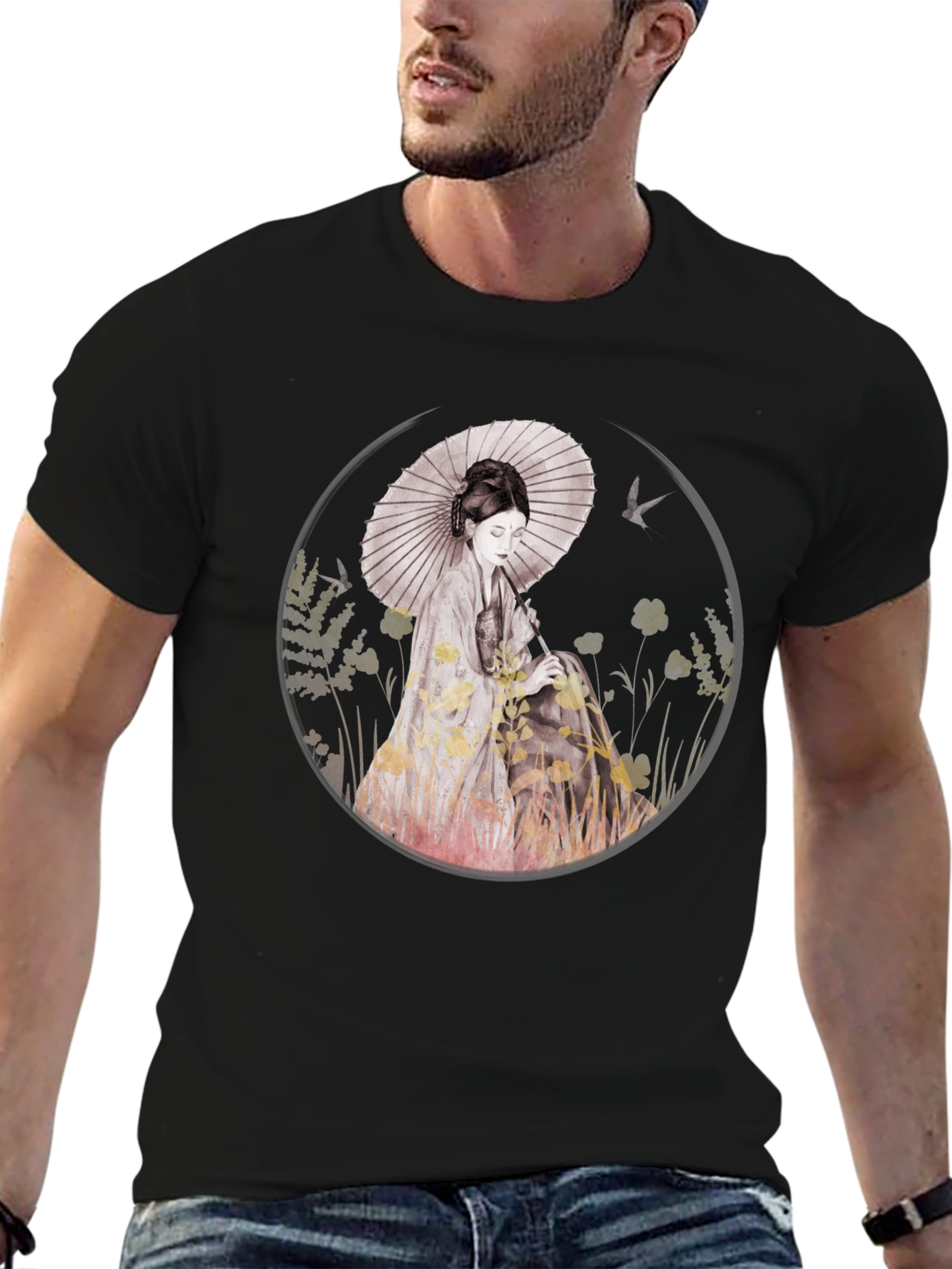 Geisha Art T-Shirt
