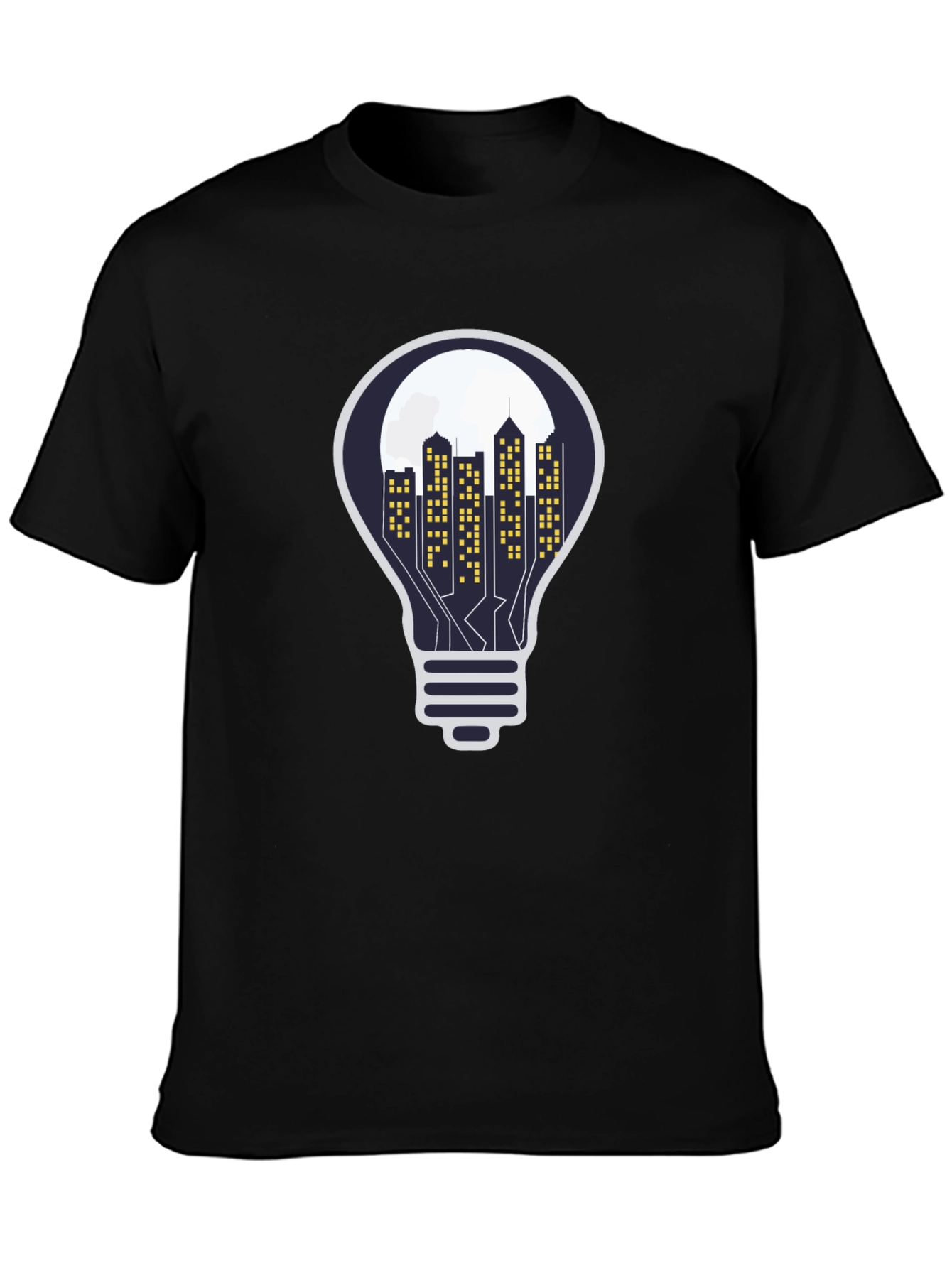 Cityscape Light Bulb T-Shirt