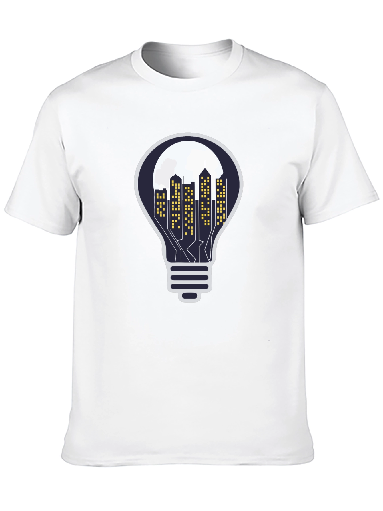 Cityscape Light Bulb T-Shirt