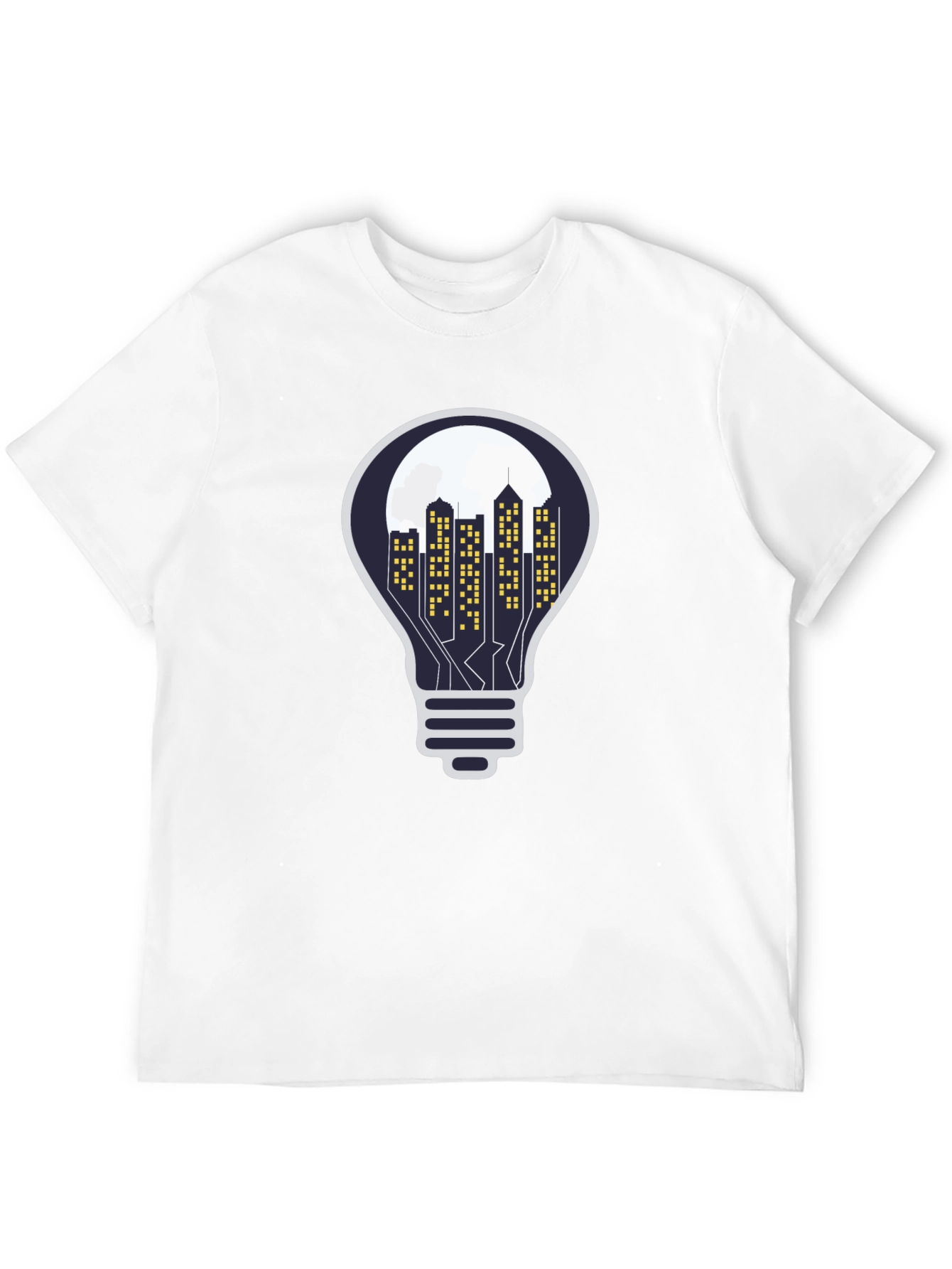 Cityscape Light Bulb T-Shirt