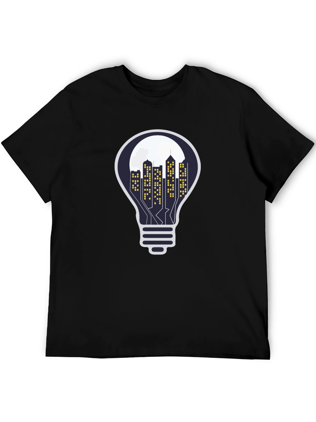 Cityscape Light Bulb T-Shirt