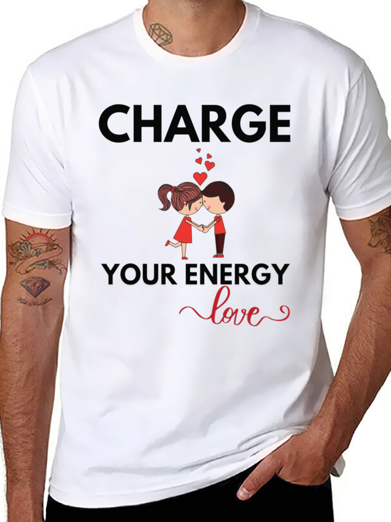 Charge Your Energy Love T-Shirt