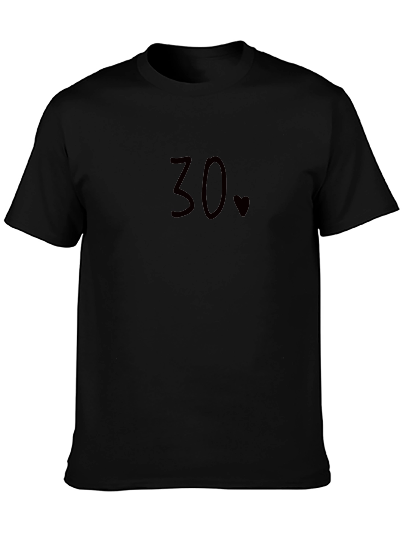30th Birthday Heart Graphic Tee - Soft Cotton Blend
