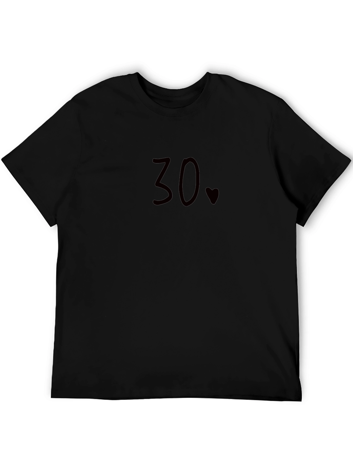 30th Birthday Heart Graphic Tee - Soft Cotton Blend