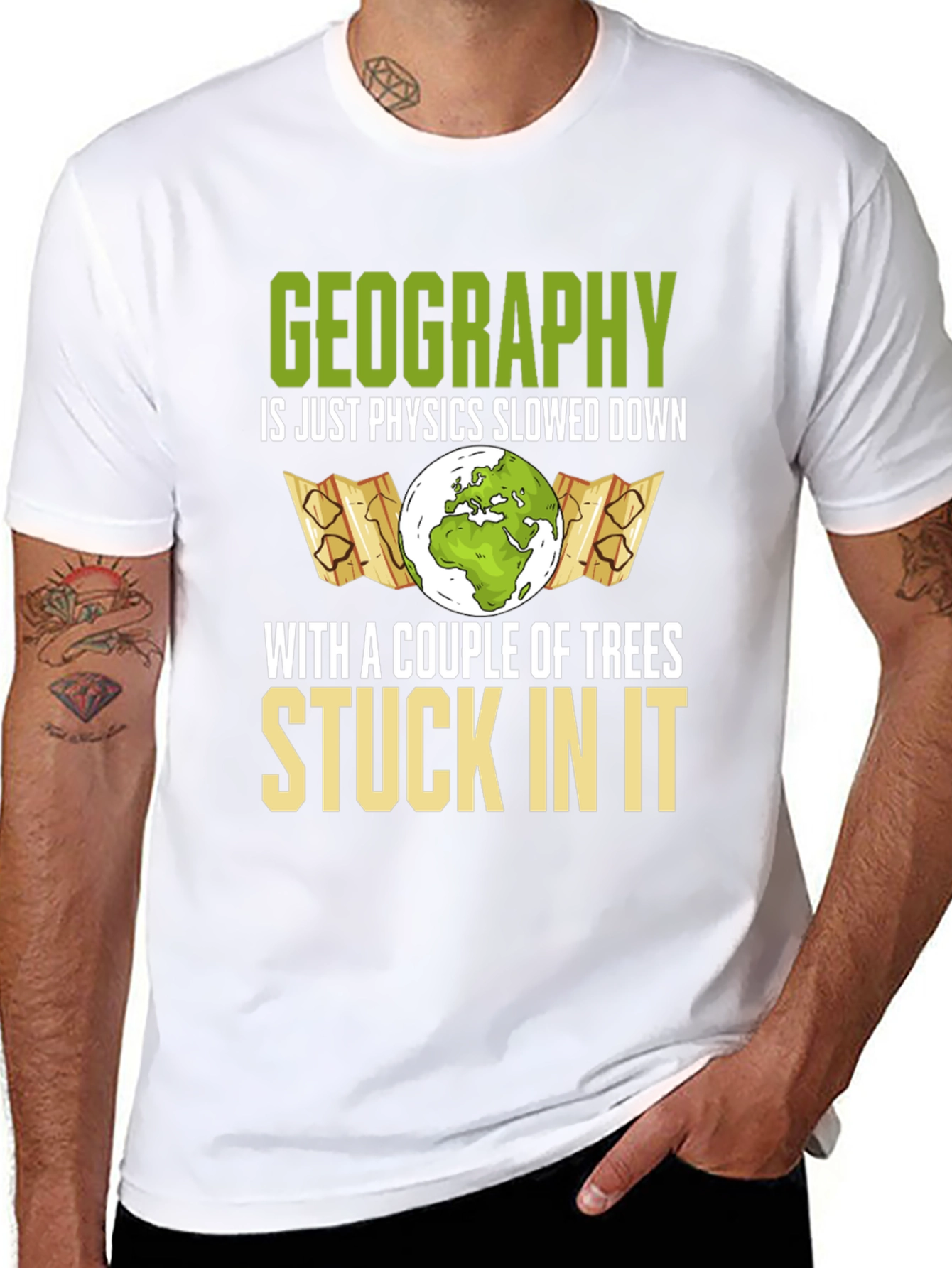 Geography Physics Funny Graphic T-Shirt
