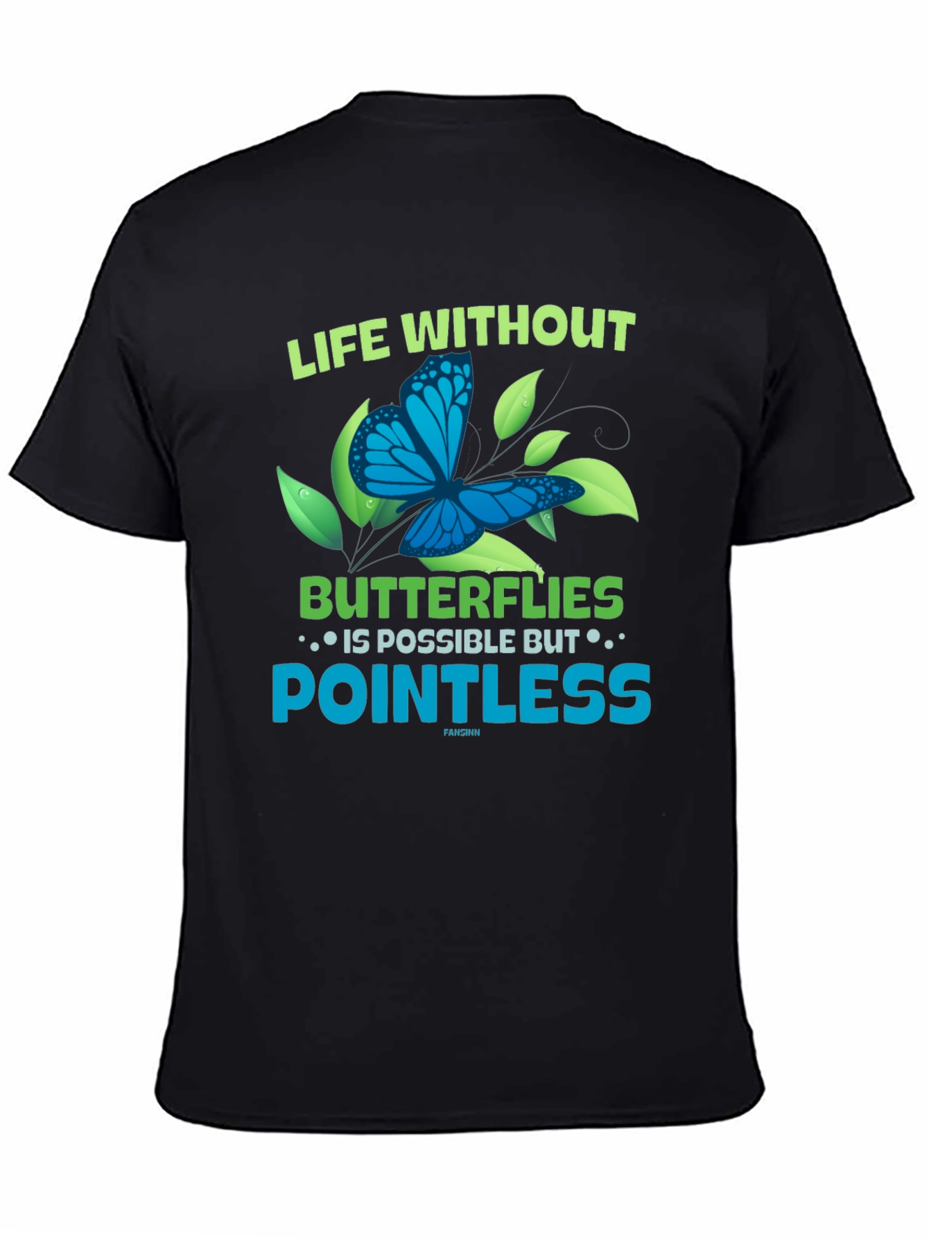 Butterfly Graphic T-Shirt - Life Without Pointless