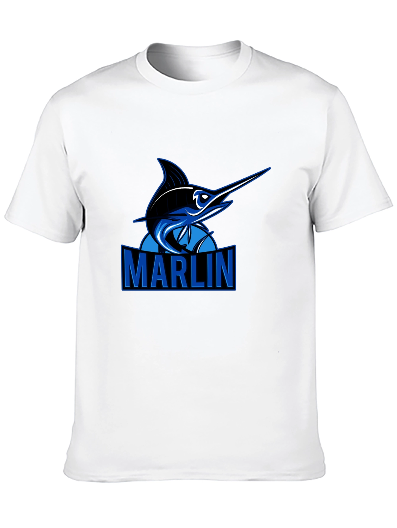 Marlin Graphic Tee - Black Casual T-Shirt