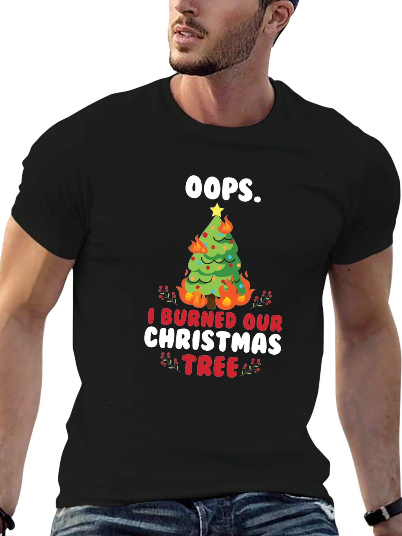 Oops! I Burned Our Christmas Tree T-Shirt