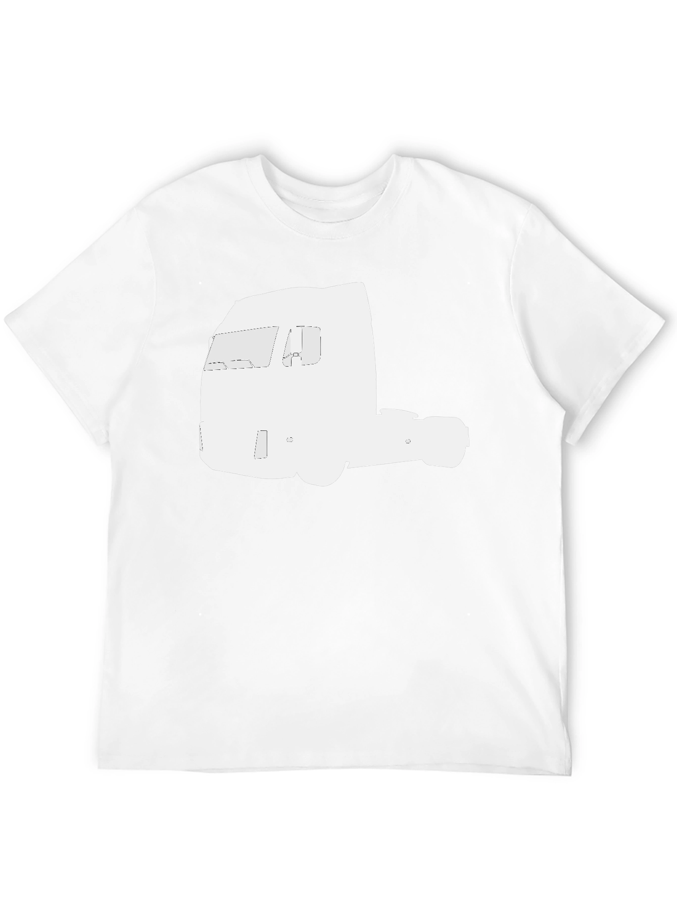 Truck Silhouette Graphic Tee - Black