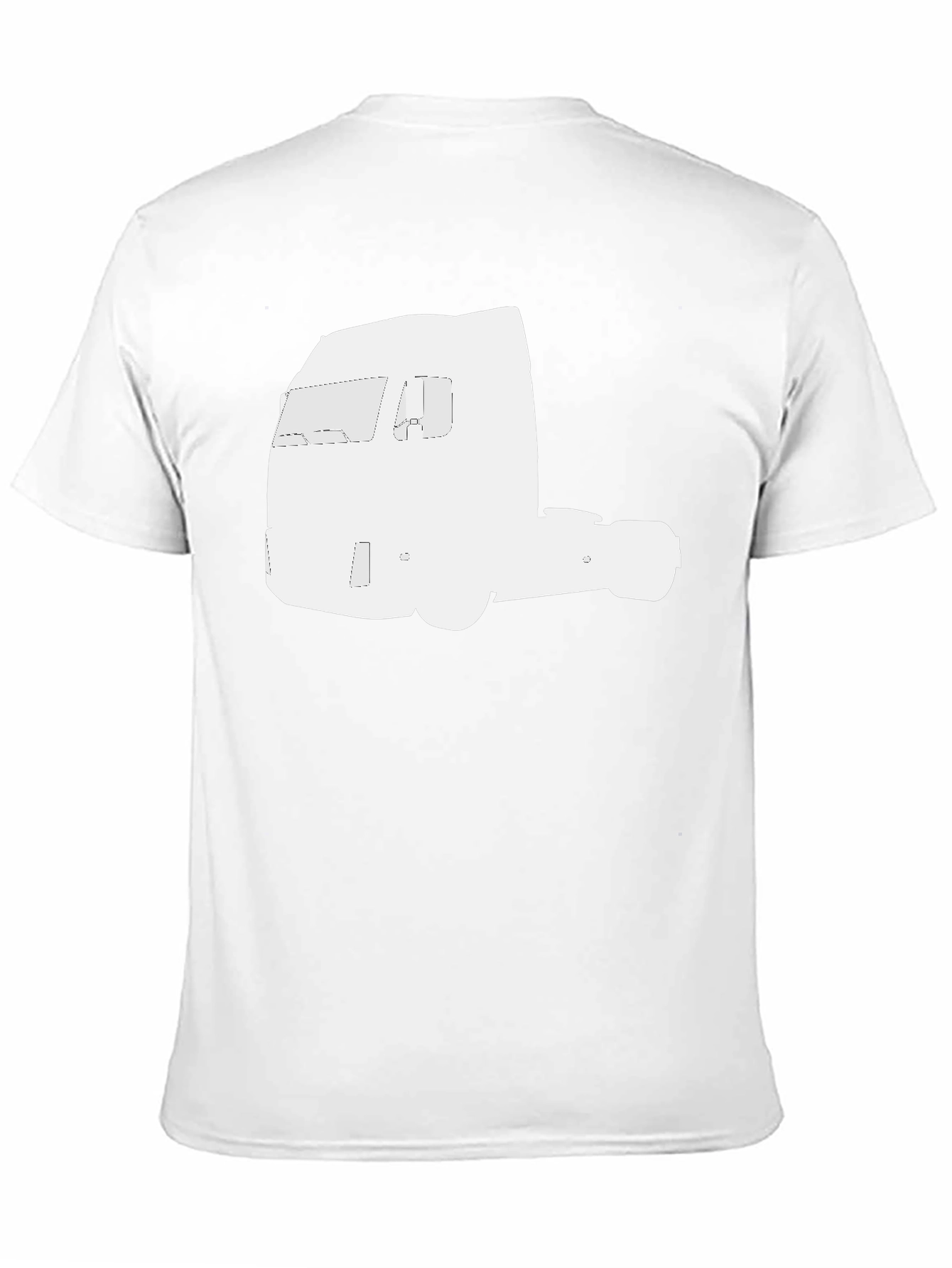 Truck Silhouette Graphic Tee - Black