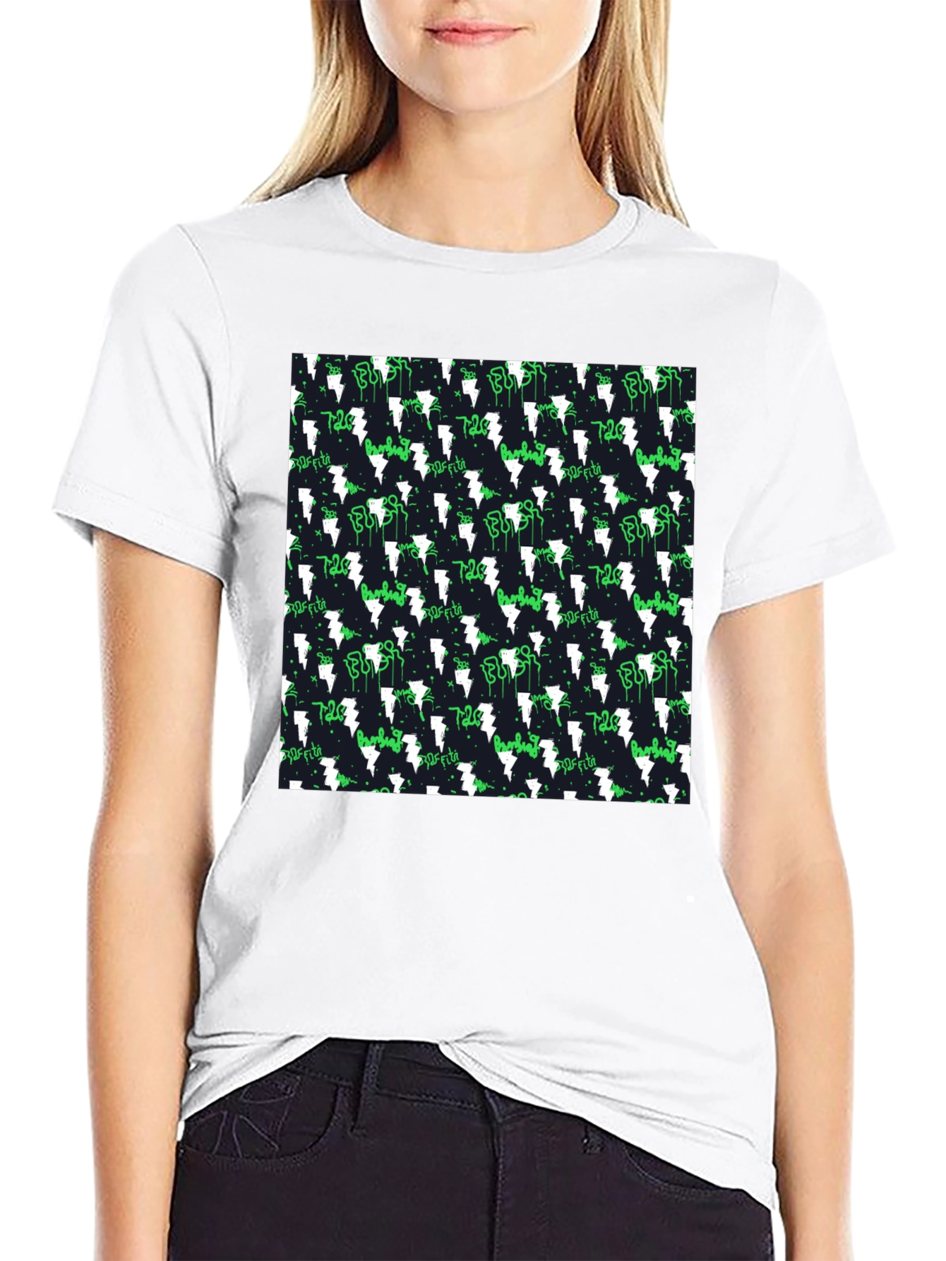 Electric Bolt Black T-Shirt