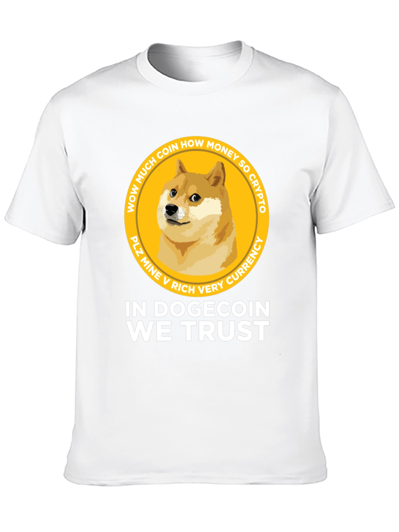 Dogecoin T-Shirt – Funny Crypto Doge Graphic Tee Gift