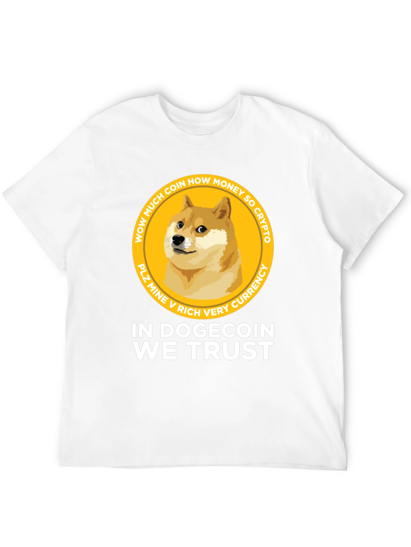 Dogecoin T-Shirt – Funny Crypto Doge Graphic Tee Gift