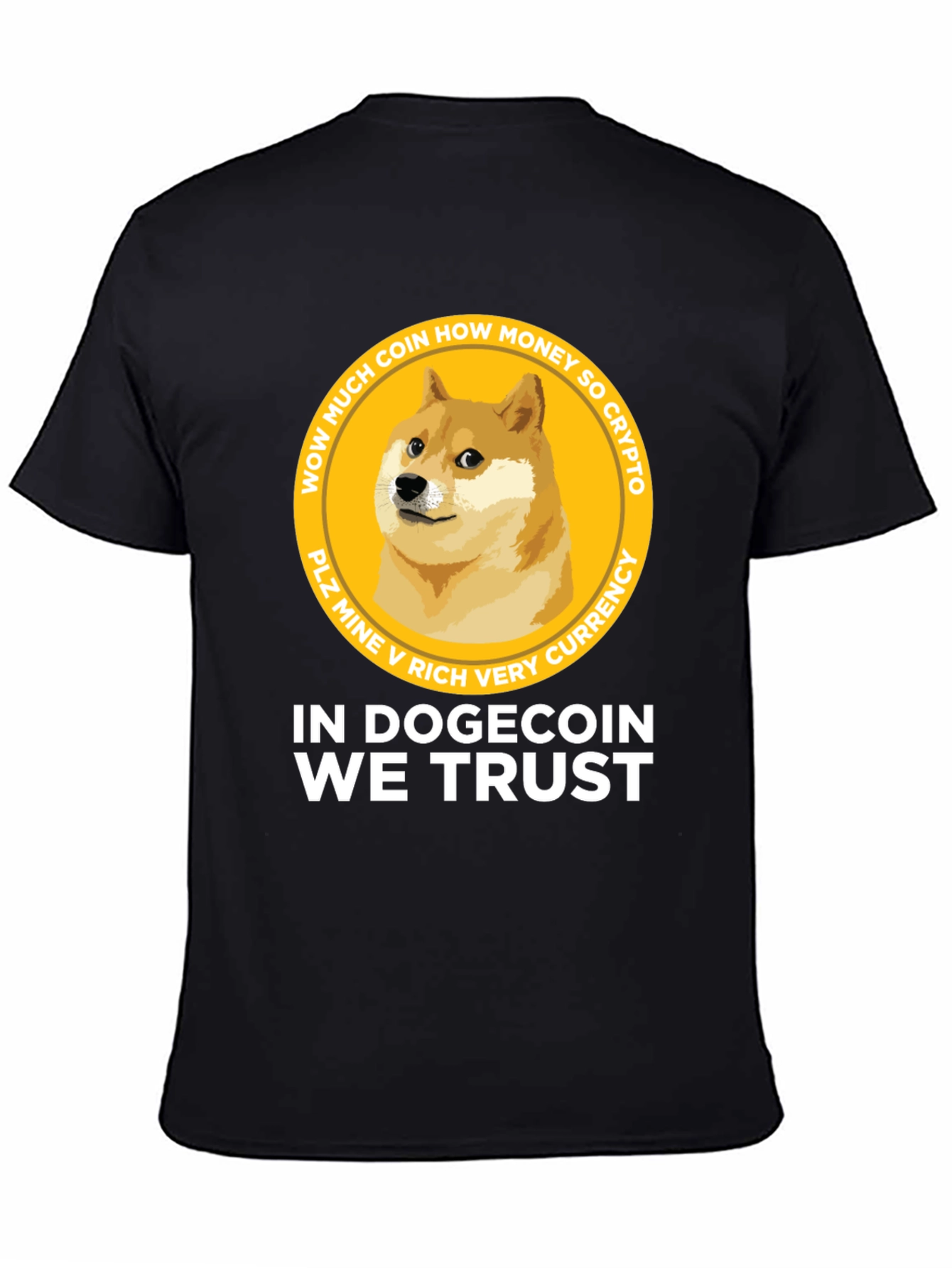 Dogecoin T-Shirt – Funny Crypto Doge Graphic Tee Gift