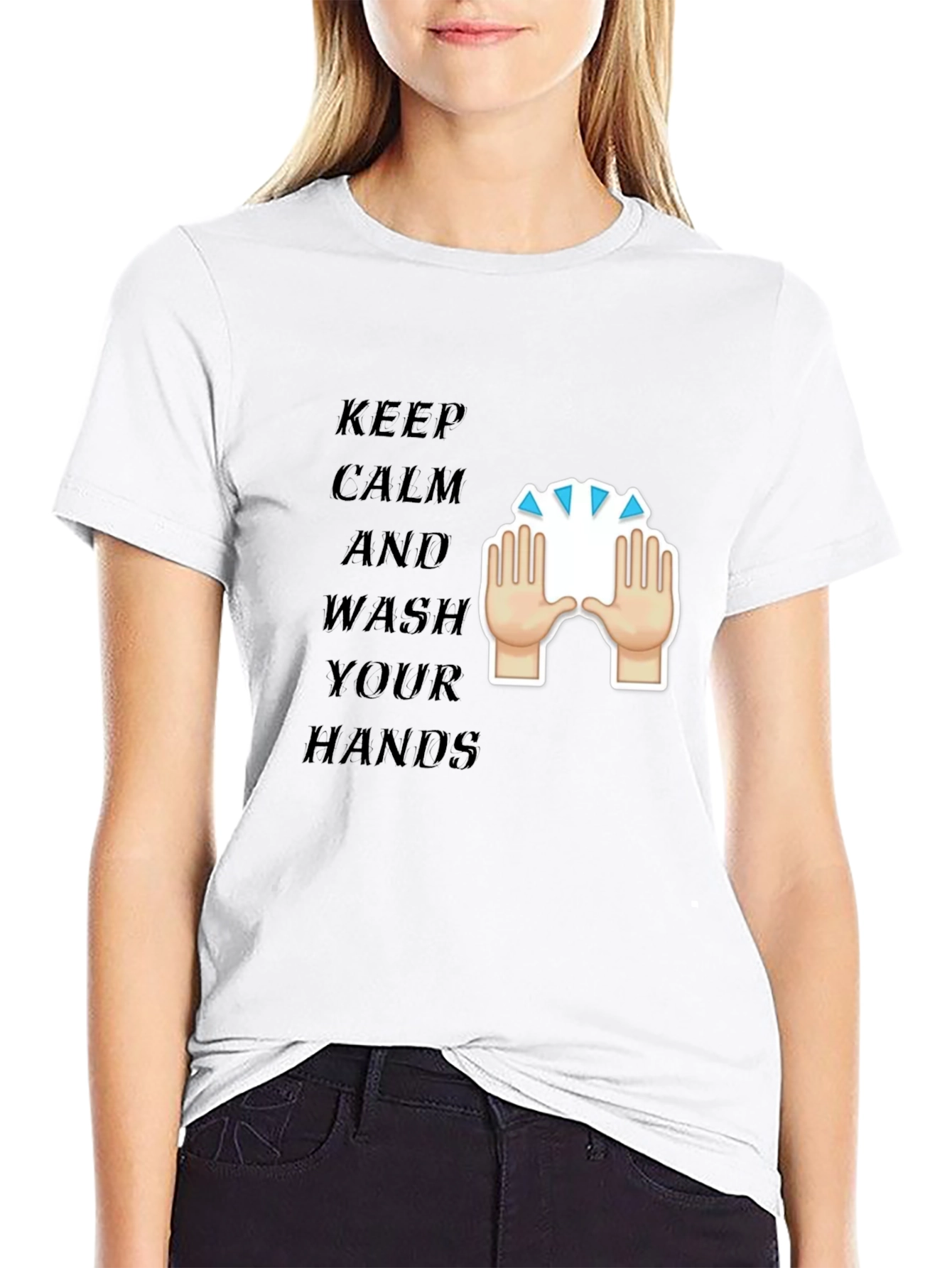 Keep Calm Wash Hands T-Shirt