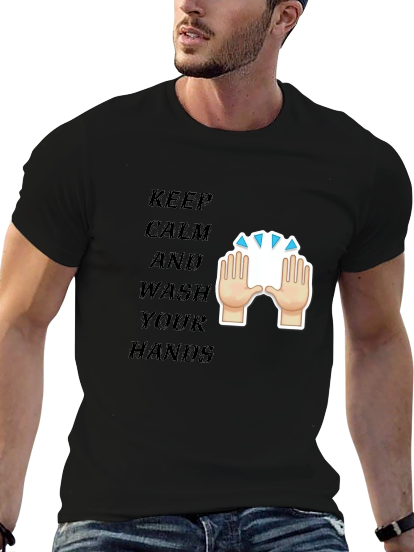 Keep Calm Wash Hands T-Shirt